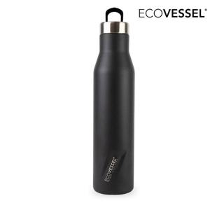 에코베슬 뉴아스펜25 750ml 보온보냉병 스텐 보틀 블랙쉐도우