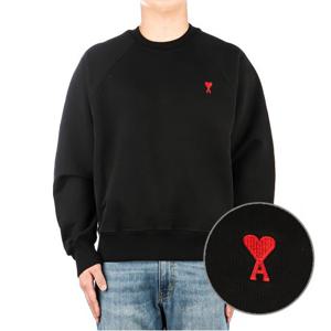 [아미] (BFUSW005 747 001) 남성 하트로고 맨투맨