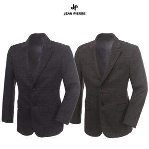 쟌피엘 남성 베이직 울 체크 모직 마이 자켓 Model No_J2-2E093