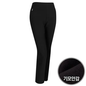 국산 지퍼 겨울 슬림 스판 기모 밴딩 슬랙스 ACE-WPT-1094-블랙