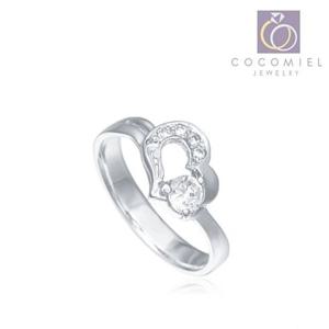 순은반지 하트 서클 R-52 커플 우정 실버링 은반지 패션 반지 실