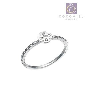 순은반지 십자 큐빅 R-40 커플링 우정 실버반지 은반지 패션링