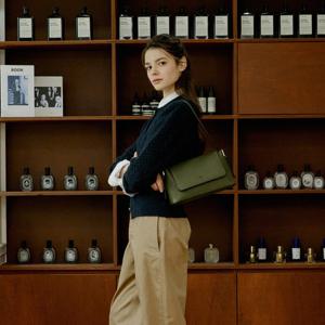 [몽삭]몽삭 모니카 바게트백 카키 AP15-2170-KH