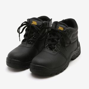 남성 컬러배색 사이드지퍼 가죽 안전화 WW-SE-SOHO-B01-블랙