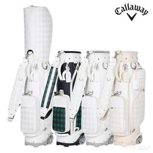 캘러웨이 필리 아가일 바퀴형 캐디백 여성 2024