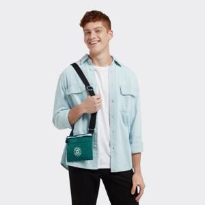 [키플링]키플링  핸드폰가방 미니크로스백 깁  쿨 그린  KMABS03 CGNC