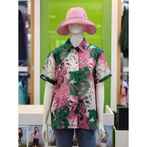 그린조이 세이브존07 여성 프린트 반팔셔츠 GP24WS93W