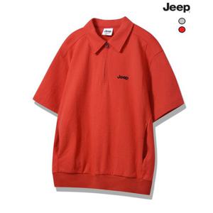 [지프]남여공용 카라넥 반팔 셋업 맨투맨티셔츠 (JP2TSU114)