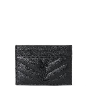 생로랑 4CC 모노그램 카드지갑 10 블랙 블랙 423291 BOW08 1000