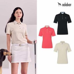 [아다바트골프][아다바트] 24SS 반팔 카라티셔츠 여성 3종세트
