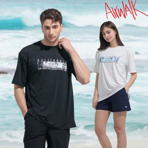 [에어워크]에어워크서프 남여공용 래쉬가드 반팔티셔츠 YAWe5075