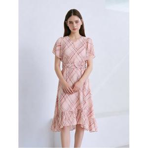 [아날도바시니](아날도바시니) 브이넥 프린트 원피스(AV06OP02M)