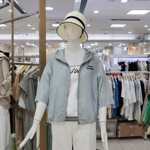 스테파니 DP01 프린팅 7부 윈드 후드 점퍼 A24JK4217