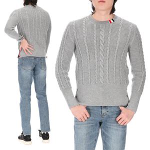 RWB 삼선탭 MKA492A Y1024 055 울 케이블 니트 스웨터