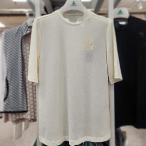 그린조이 HC07 여성 셔링 5부 반폴라 티셔츠 GS24KL24W