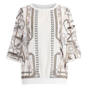 샵앤) 로코여성 여름패턴 반팔 블라우스 CHO-WBL-11874-아이보리