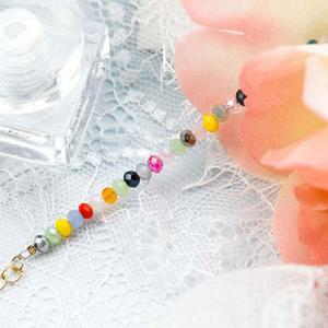 (핸드메이드) 다이앤 비즈 크리스탈 초커 목걸이