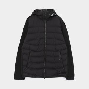 몽클레어 패치로고 패딩 믹스 후드 남성 자켓 8G00002 809KZ 999