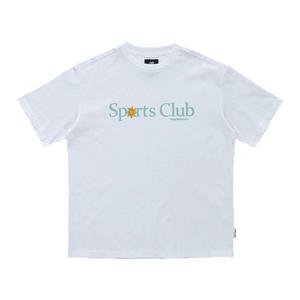 뉴발란스 공용 COURT CLUB 레터링 반팔티 티셔츠 NBNEC22503-WH