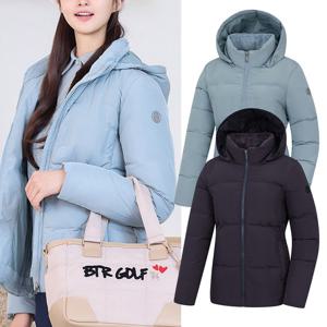 비티알 BTR 여성 골프웨어 겨울 덕다운 헤비자켓 샤틴(여) BUO8054W