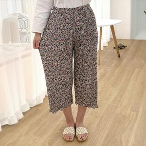 빅사이즈 408 엘레강스플라워바지 DRNR173