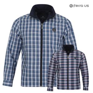 [페라어스]페라어스 남성 JP 매쉬안감 체크 골프점퍼 COS4DJ6405