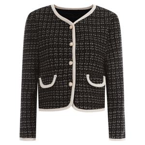 샵앤) 멜로 여성 Y오픈 트위드자켓 PIC-WJK-11815-블랙