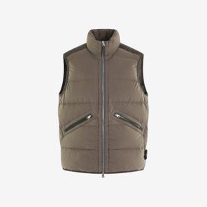 스톤아일랜드 나일론 TC 조끼 패딩 월넛 남성 8115G0828 V0075
