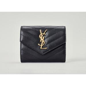 [생 로랑]403943BOW011000(컴팩트 트라이폴드 지갑_금장)