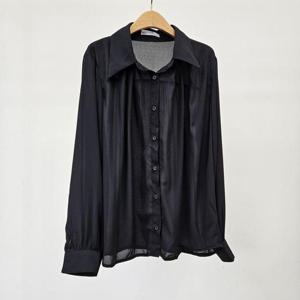 빅사이즈 409 러블리주름긴팔블라우스 DIRS640