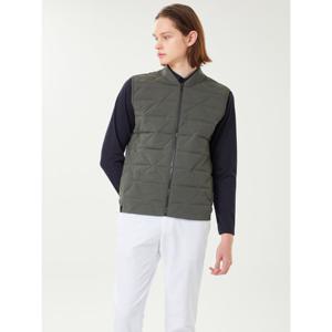 [볼빅어패럴] 남성 골프 에센셜 마름모 튜브다운 베스트 VMLWO991_KH