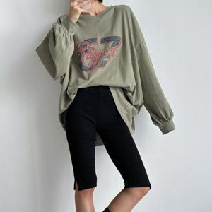 빅사이즈 409 식스티세븐프린팅박스티 DNMS750