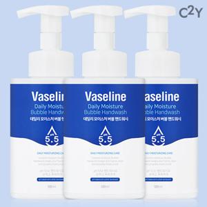 C2Y 바세린 데일리 모이스처 약산성 버블 핸드워시 500ml 3개