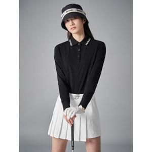 빈폴골프 여성 단작 포인트 티셔츠  블랙 (BJ4241A025)