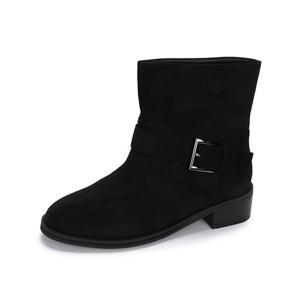 엠.무크 부그로 앵클 통부츠 스웨이드 블랙 516423617IA