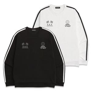 [밴웍스]STREET 소매 테잎 맨투맨 (VLS0097)