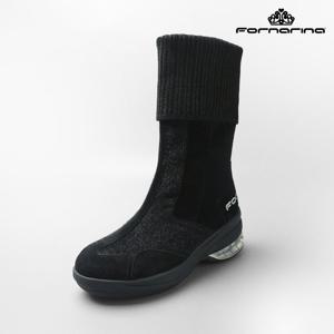 [포나리나] 프리미엄 UP 니트 롱부츠 F242SE01BK