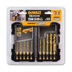 디월트 임팩용 티타늄 철공용 기리 세트_DT50050-KR_10pcs