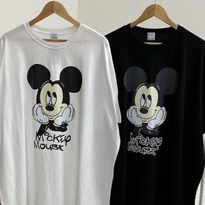 페이스 나염 빅사이즈 306P550S 20수 의류 반팔티 여