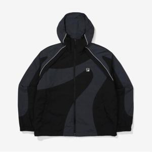 [FILA] 모터코어 절개포인트 후드 바람막이 (FS2JKF3S03F_BLK)