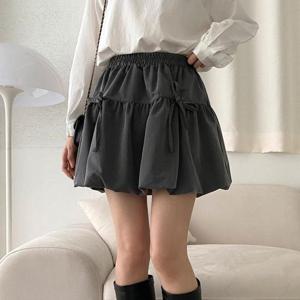 빅사이즈 411 심쿵티어드리본스커트 DLTT140