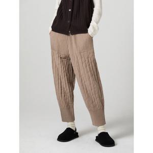 [플리츠미][플리츠미] 스트링 자수 퀼팅 팬츠_PPPTW024007