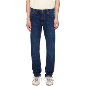 25 FW 누디진 남성 인디고 블루 린 딘 데님 진 242078M186033