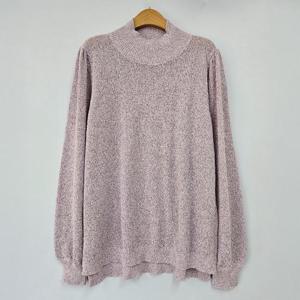 빅사이즈 411 하프폴라퍼프트임니트 DAPT263