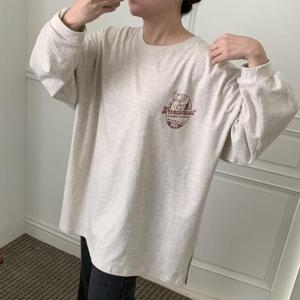 빅사이즈 411 사슴바이오워싱피치티 DMOT296