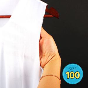 나시티 무봉제 화이트100 V넥 남성 심리스나시 남성용