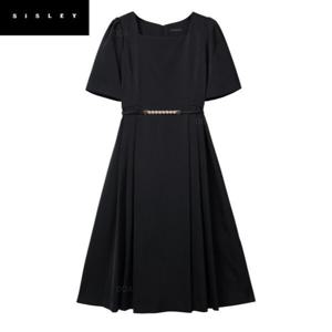 [시슬리]진주 벨티드 포인트 원피스_SAOPA3411