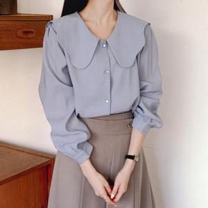 빅사이즈 412 클로젯프릴카라블라우스 DBNT399