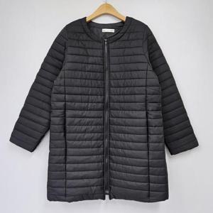 빅사이즈 412 가로퀼팅패딩경량코트 DIRT395