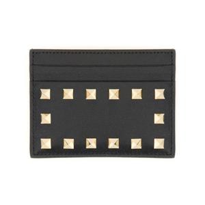 발렌티노 가라바니 여성 블랙 ROCKSTUD 카드 지갑 5W2P0486BOL_0NO